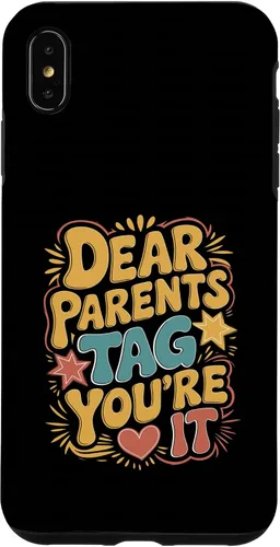 Vista 11 de Dear Parents Tag You’re It Leopard Print Case for iPhone XR