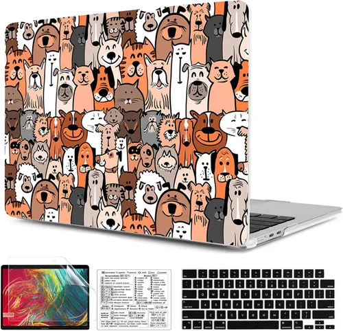 Vista 12 de Funda compatible con MacBook Air de 15 pulgadas 2026 2025-2023 Release M5 A3448 M4 A3241 M3 A3114 M2 A2941, carcasa de plástico duradera