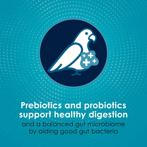 Vista 5 de Kaytee Forti-Diet Pro Salud+Nourish+Protect alimento para periquitos, apoya la cría y la muda, nutrición respaldada por la ciencia, salud digestiva