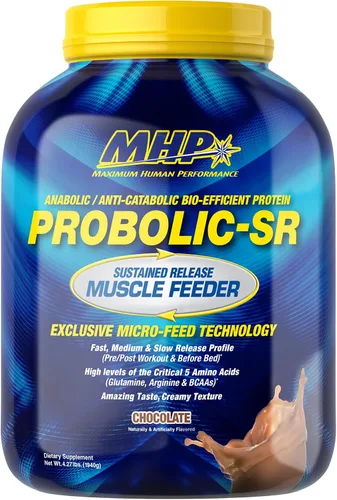 Vista 12 de MHP Probolic-SR - Proteína en polvo de liberación sostenida, chocolate, 2