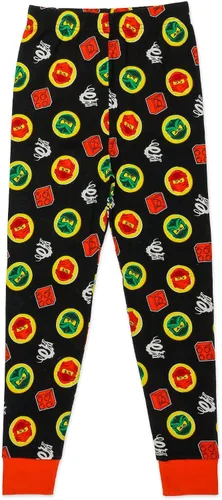 Vista 3 de LEGO Ninjago Boys 2 Piece Cotton Pajamas with Slippers