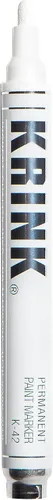 Vista 18 de Krink K-42 - Rotulador de pintura negra, vibrante y opaco para cualquier superficie, marcador permanente con pintura a base de alcohol