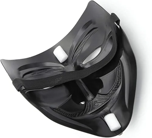 Vista 4 de Máscara V para vendetta - Máscara de fiesta anónimo de Guy Fawkes para cosplay