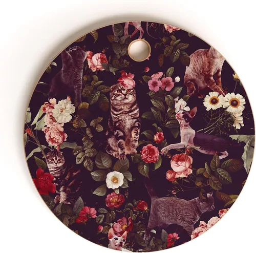 Vista 41 de Society6 Tabla de Cortar de Bambú - Decoración de Cocina de Burcu Korkmazyurek - Tablas de Cortar Únicas para Cocina, 29.2 cm x 29.2 cm x 1.3 cm