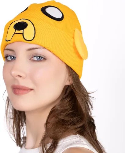Vista 3 de ComfyCamper Gorro de perro amarillo para mujer, disfraz de Halloween para cosplay