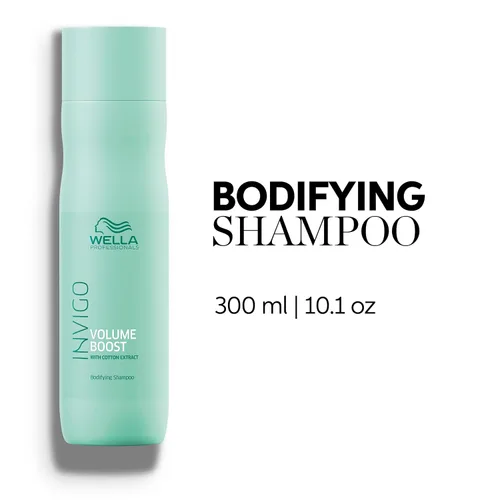 Vista 2 de Wella Professionals Invigo Volume Boost Champú para añadir con Bodyfying Spring Blend