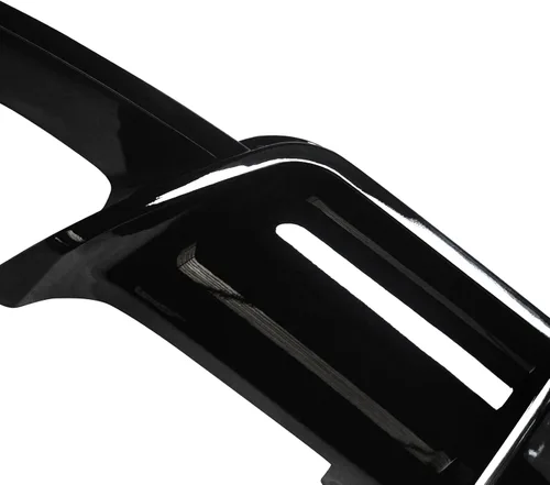 Vista 9 de NINTE Difusor trasero con luz de freno LED para Toyota Camry SE XSE Sedan solo 2018-2024 ABS negro brillante parachoques trasero labio