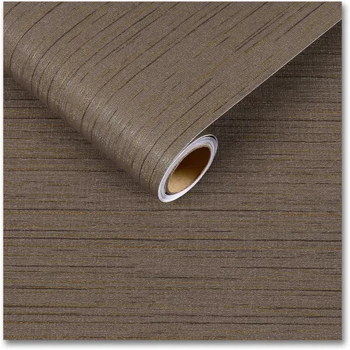 Vista 12 de CRE8TIVE Papel Tapiz Negro de Tela de Hierba Despegar y Pegar Texturizado Tela de Lino Tejido Negro Papel de Contacto para Paredes Autoadhesivo