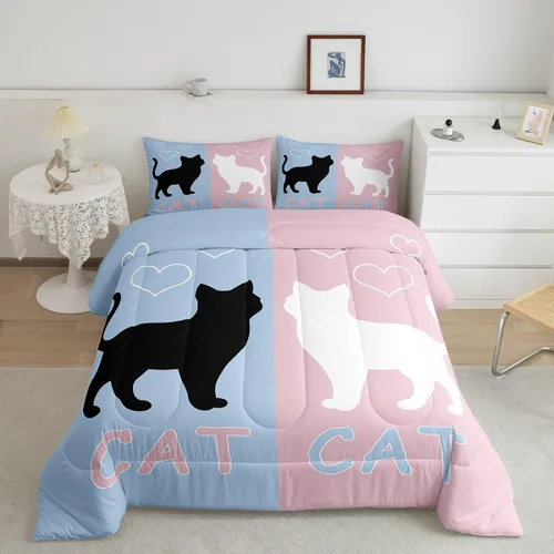 Vista 17 de Erosebridal Juego de edredón para parejas, juego de ropa de cama tamaño individual con lentejuelas doradas con purpurina dorada, edredón acolchado