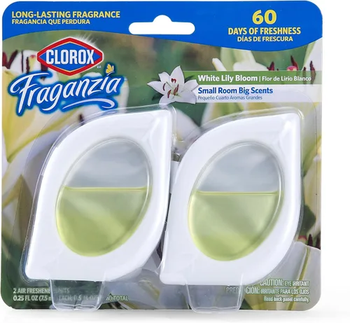 Vista 13 de Clorox Fraganzia - Ambientador para habitaciones pequeñas, manzana y canela, despegar y colocar, sin enchufe, sin batería, para armarios