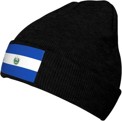 Vista 17 de Gorro de punto nacional para invierno y otoño, gorros para hombres y mujeres, gorro cálido con puños, gorro de esquí suave unisex