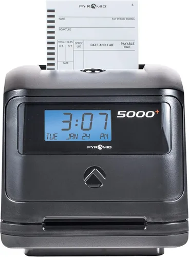 Vista 5 de Pyramid Time Systems 44100 - Tarjetas de reloj de tiempo con código de barras (100 unidades)