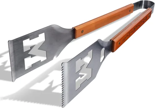 Vista 17 de YouTheFan NCAA Grill-A-Tong - Pinzas para barbacoa de acero inoxidable cortadas con láser