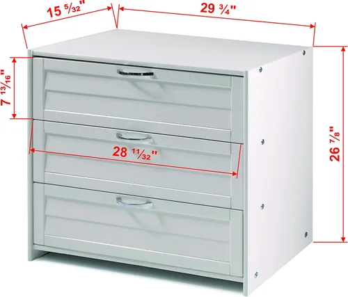 Vista 6 de Donco Kids Louver Twin Cama baja modular blanca con tobogán - Grupo C