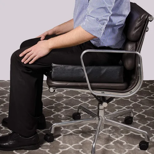 Vista 4 de Duro-Med, almohadón de lujo para silla de ruedas, almohadón para butaca de auto, almohadón para ajuste de altura en asiento, almohadón de elevación