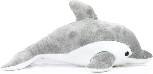Vista 6 de TigerHart Dorian The Dolphin - Peluche de delfín de 11 pulgadas