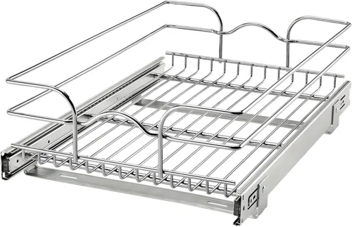 Vista 11 de Rev-A-Shelf Estante extraíble de armario de cocina y organizador de cajones, cesta deslizable de almacenamiento de despensa en múltiples tamaños, 21