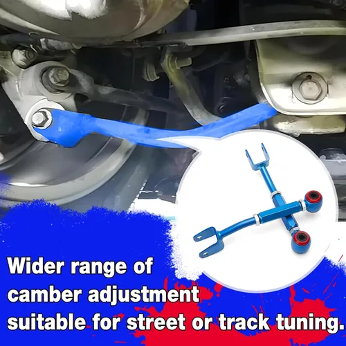 Vista 4 de KSP juego de alineación trasero ajustable de suspensión y juego de brazo de convergencia para Nissan 350Z 370Z Altima Maxima/ Infiniti G35 G37 Sedan