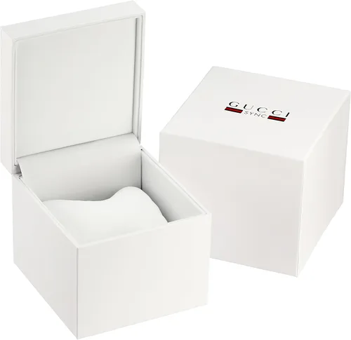 Vista 3 de Gucci SYNC XXL Reloj de cuarzo suizo de acero inoxidable con correa de goma