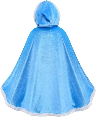 Vista 3 de GOLDSTITCH Disfraz de princesa con capucha para niñas