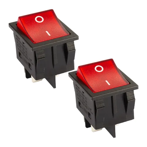 Vista 10 de Interruptor basculante de 8 amperios de 4 pines para aspiradora de tienda húmeda y seca, interruptor de encendido y apagado para aspiradora