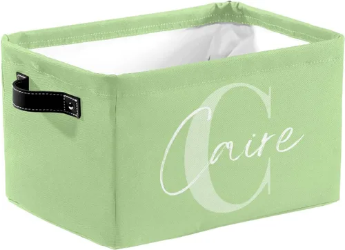 Vista 16 de Cesta de regalo personalizada con nombre, caja de juguetes de almacenamiento personalizada para niños, organizador de cubos de almacenamiento