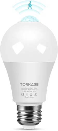 Vista 8 de Torkase Bombillas de luz para exteriores del atardecer al amanecer, no requiere temporizador, 12 W (equivalente a 100 W), blanco cálido de 3000 K