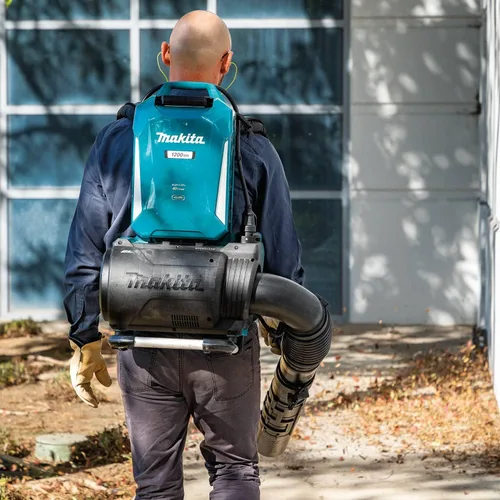 Vista 5 de Makita CBU02Z 40V max ConnectX Soplador de mochila sin escobillas, solo herramienta