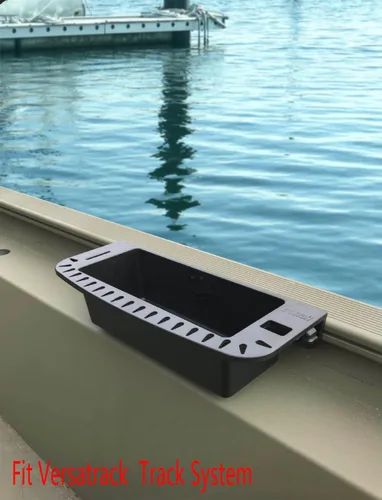 Vista 4 de Brocraft Soporte para herramientas para sistema de pista de barco de 90 grados/organizador marino para pista Versatrack, pista deportiva Lund