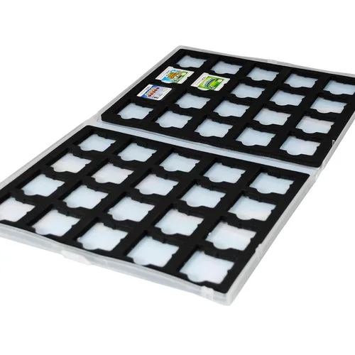 Vista 2 de UniKeep Game Case for Nintendo 3DS Cartridges - Holds 40 Games (Retro Black)