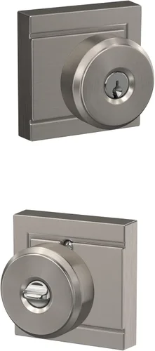 Vista 11 de SCHLAGE Pomo de bloqueo sin giro, latón antiguo (F170 ORB 609) (paquete de 2)