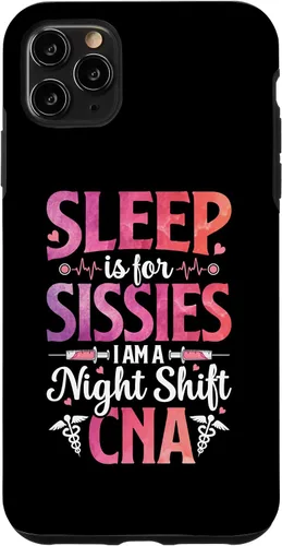 Vista 13 de iPhone 16 Sleep Is For Sissies CNA Certified Nursing Assistant Nurse Case