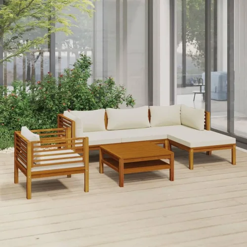 Vista 11 de Juego de 5 piezas para patio con cojín, juego de muebles de sofá, resistente a la intemperie, adecuado para uso en exteriores, requiere montaje Gris