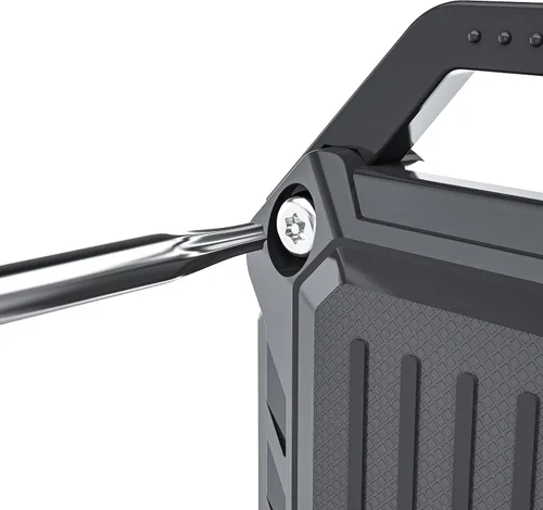 Vista 6 de Dovick - Funda impermeable para llavero Airtag, cubierta completa de tornillo compatible con llavero Apple Air Tag Tracker (negro 1 unidad)