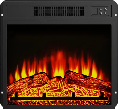 Vista 7 de FESTIVITY Mantel independiente de 36 pulgadas con inserto de chimenea eléctrica de 18 pulgadas para sala de estar y dormitorio, efecto realista