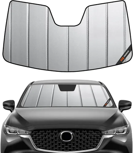 Vista 17 de Pigenius Parasol de parabrisas para Mazda CX-5 2013-2016 Parasol de ventana delantera - Salvaguardia