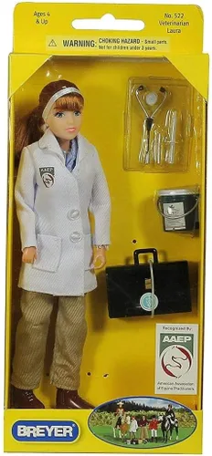 Vista 3 de Breyer - Veterinaria tradicional con set veterinario, 8", Multicolor