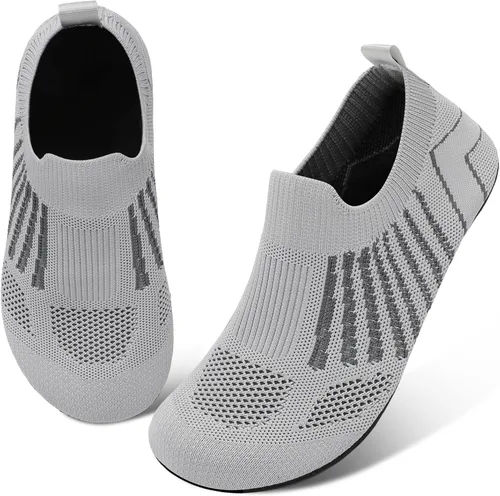 Vista 4 de Scurtain Pantuflas unisex con suela de goma para adultos