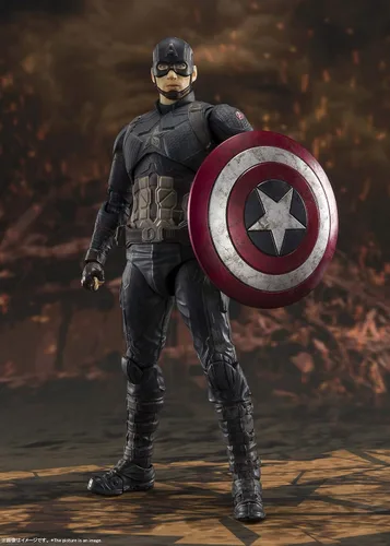 Vista 2 de TAMASHII NATIONS - Avengers: Endgame - Capitán América - Edición de batalla final -, Figura de acción de Bandai Spirits S.H. Figuarts