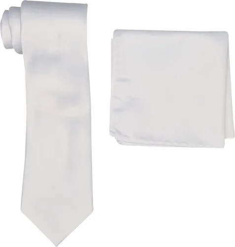 Vista 47 de Stacy Adams Conjunto de corbata sólida de satén para hombre