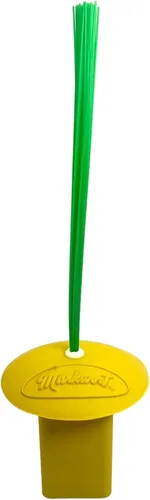 Vista 2 de Markwort Paquete de 4 tapones de base amarilla de alta visibilidad con indicador de cerdas verdes