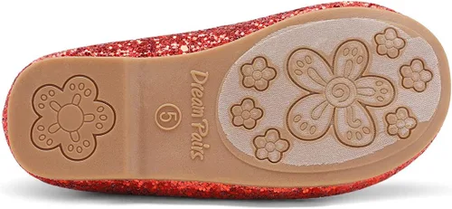 Vista 6 de DREAM PAIRS Zapatos de vestir para niñas pequeñas, zapatos de ballet para fiesta, boda, niña de las flores