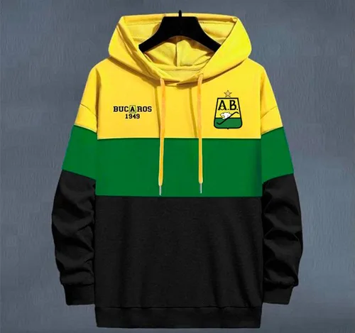 BUZO ATLÉTICO BUCARAMANGA LOGOS BORDADOS TRICOLOR de Klixmant