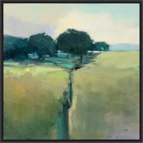 Vista 7 de Amanti Art Lienzo enmarcado para pared, 16 x 16 pulgadas, prado escénico de Julia Purinton, lienzo enmarcado para pared, obras de arte de paisajes