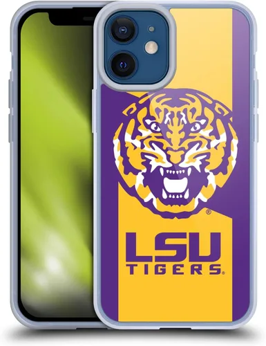 Vista 17 de Head Case Designs Funda de gel suave con licencia oficial de la Universidad Estatal de Louisiana LSU Camou compatible con Apple iPhone 7 Plus/iPhone