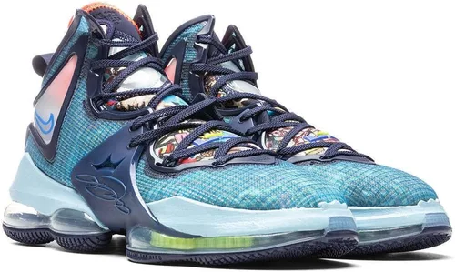 Vista 3 de Nike Tenis de baloncesto Lebron XIX de 19 pulgadas Space Jam para hombre