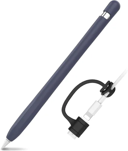 Vista 15 de AhaStyle Funda protectora de silicona antideslizante [kit de correas de adaptador de cable añadido] compatible con iPad Pencil de 1ª