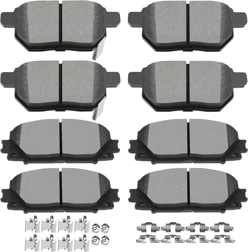 Vista 9 de D373 D374 SCITOO - Juego de pastillas de freno de disco para Honda Civic 1988-1989