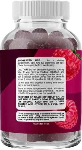 Vista 2 de Gomitas de colágeno hidrolizado, vitaminas para adultos, para el cabello, la piel y las uñas, gomitas para un crecimiento saludable del cabello