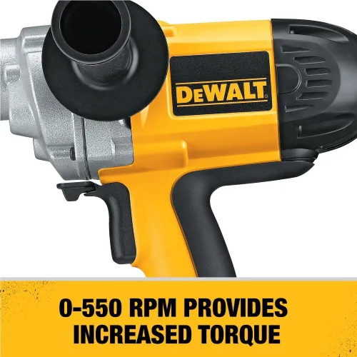 Vista 6 de DEWALT Taladro eléctrico, mango de pala, 1/2 pulgada, 9 amperios (DW130V)